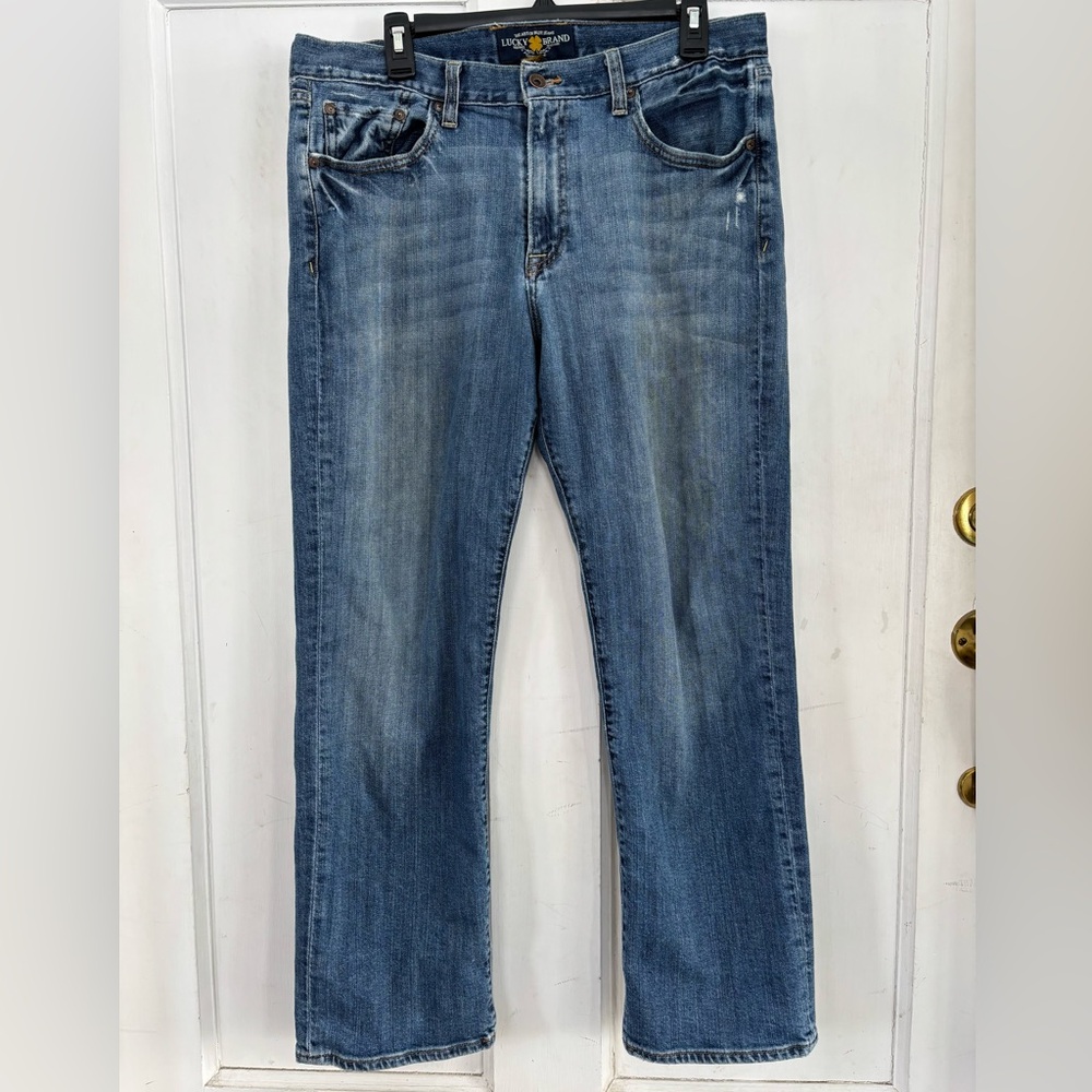 Lucky Brand Men's Straight Blue Jeans